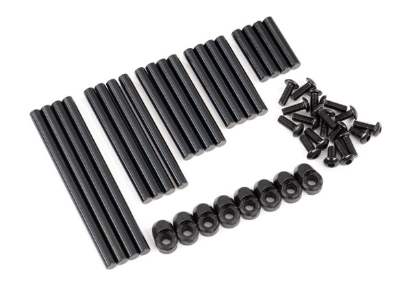 Suspension pin set, complete 