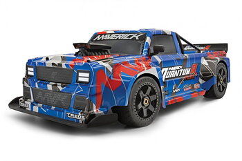 QuantumR FLUX 4S 1/8 4WD Race Truck, blå/röd