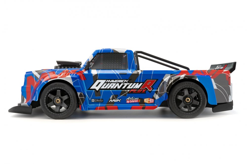 QuantumR FLUX 4S 1/8 4WD Race Truck, blå/röd - 3