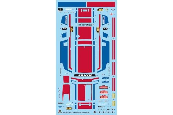 Fiat 131 Abarth 'San Remo Winner 1977' 1/24 - 2