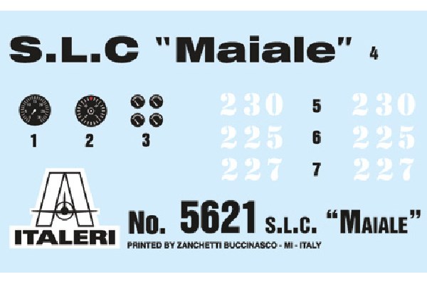 S.L.C 'Maiale' w/crew 1/35 - 2