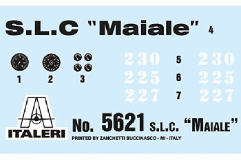 S.L.C 'Maiale' w/crew 1/35
