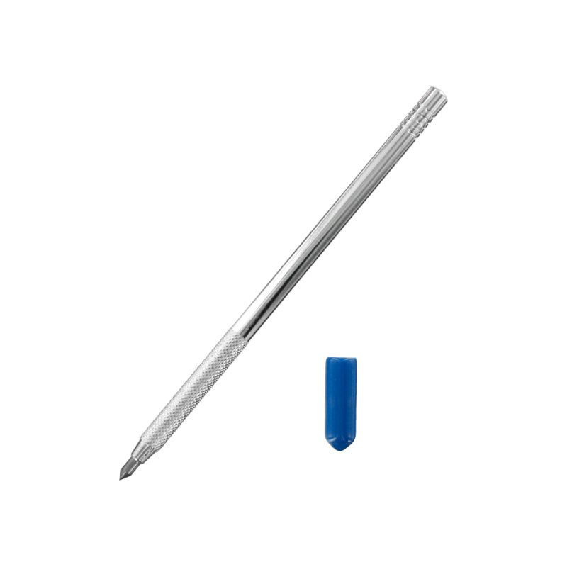 Scriber with fixed carbide point