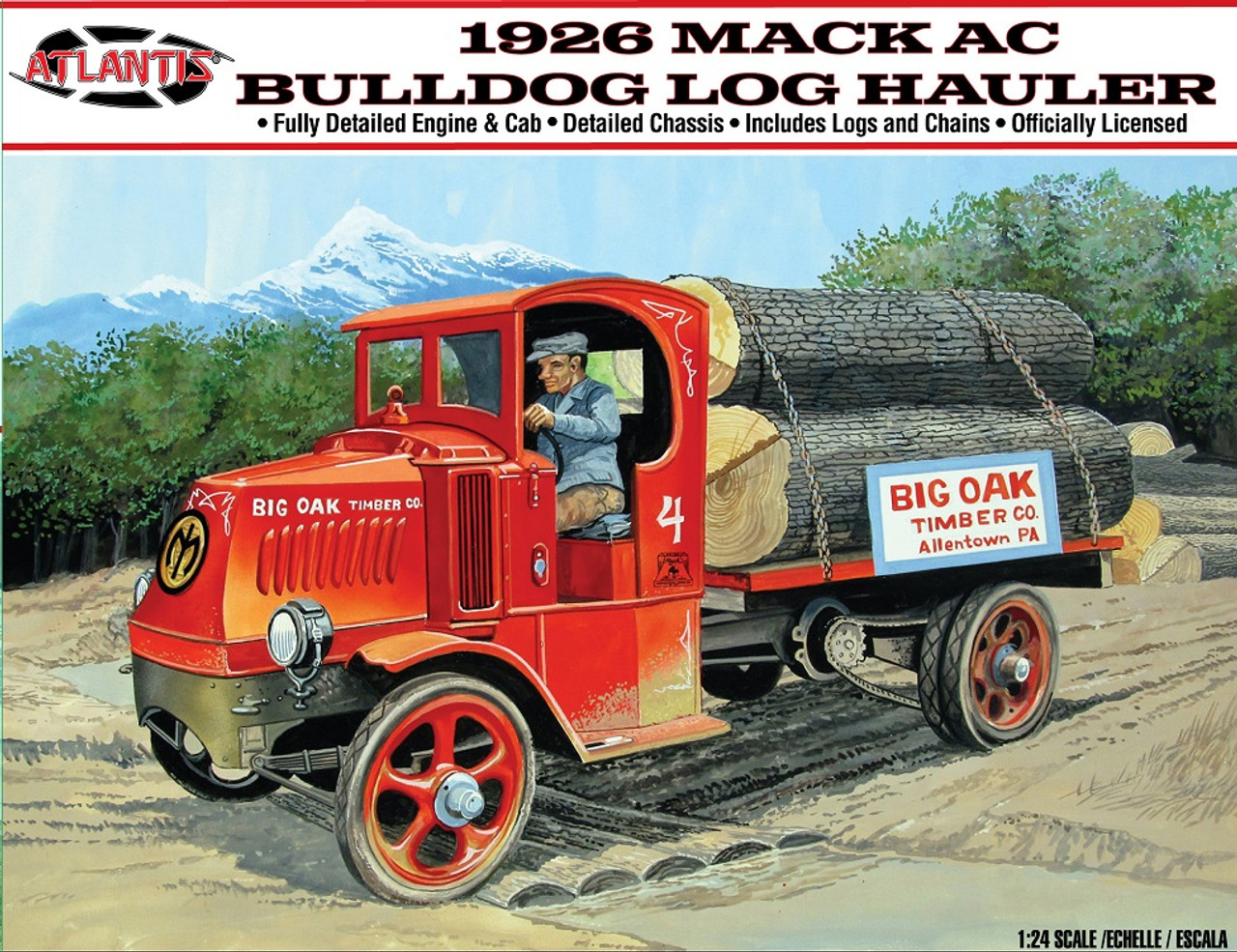 26' Mack AC Bulldog Logging Truck 1/24