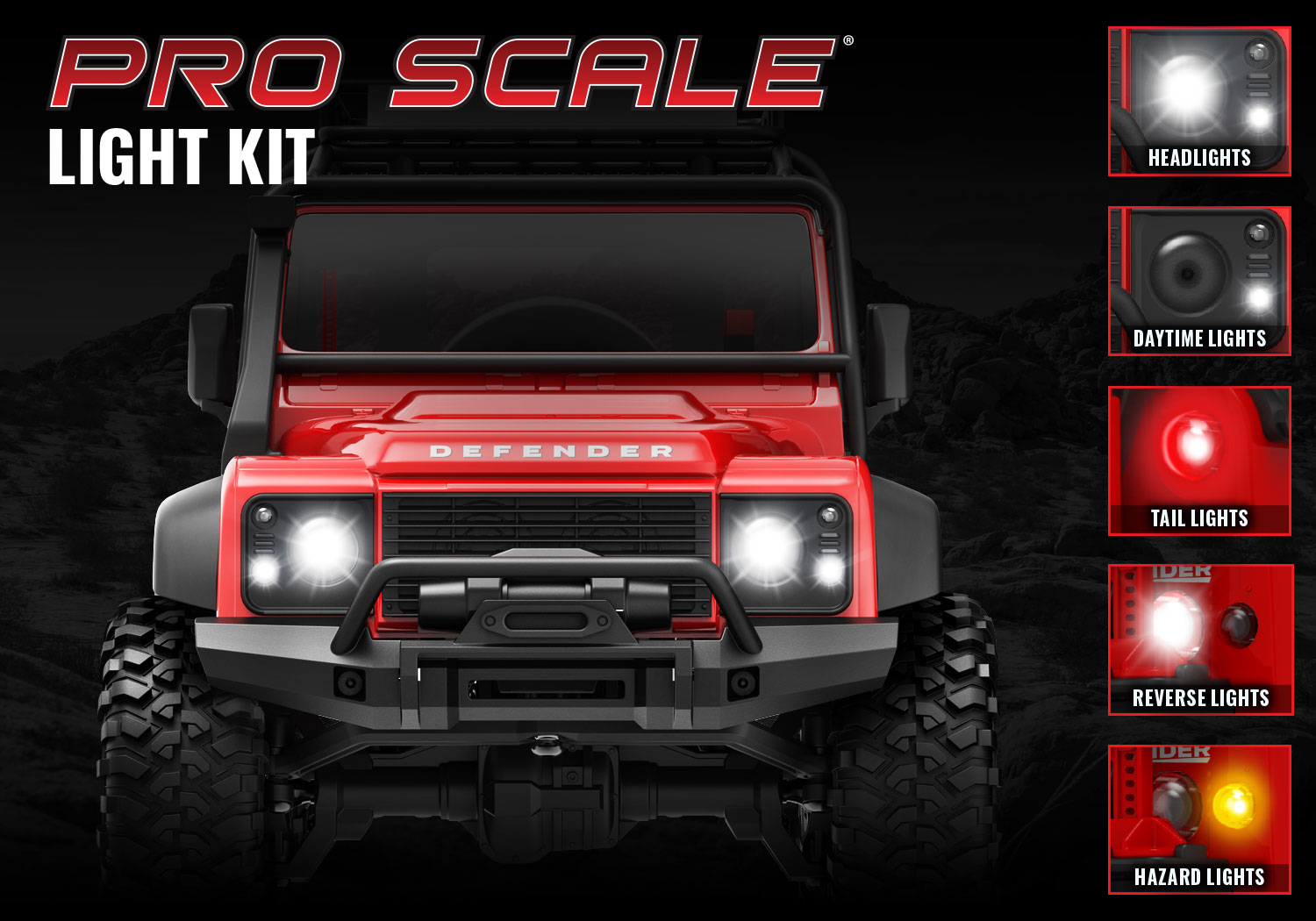 TRX-4M® Defender Pro Scale® Light Set - 2