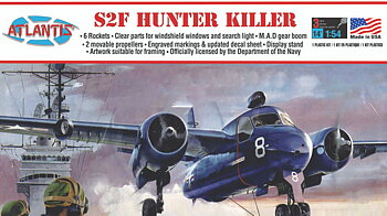 Grumman US Navy S2F Tracker Hunter Killer 1/54