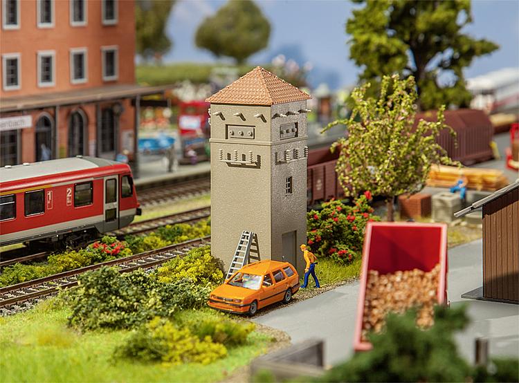 Small substation with pointed roof