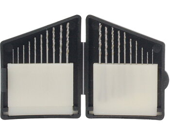 Borrsats med chuckhandtag, 0.3 - 2.5mm