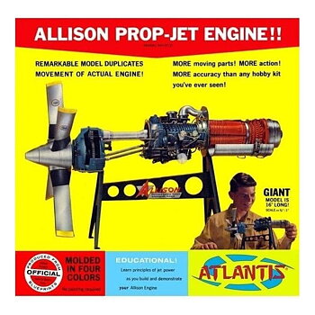 Allison Turbopropmotor 1/10