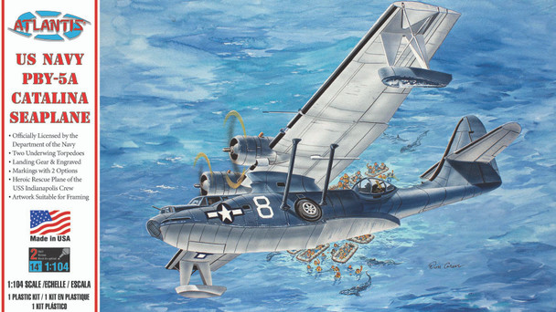PBY-5A Catalina US Navy Amfibieflygplan 1/104
