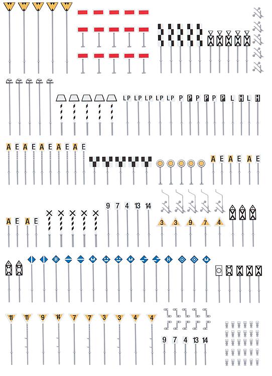 Signs, 12pcs - 2