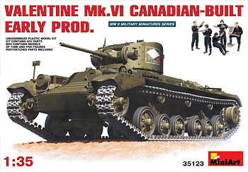 Valentine Mk 6. Kanadensisk-byggd Early Prod. 1/35