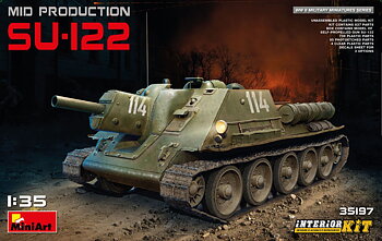 SU-122 m. interiörsats 1/35