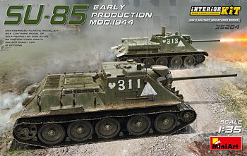 SU-85 Mod. 1944(Early Production)w/ Interior Kit 1/35