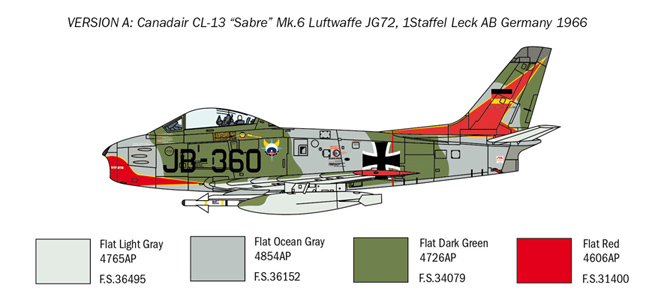 F-86E Sabre 1/48 - 4