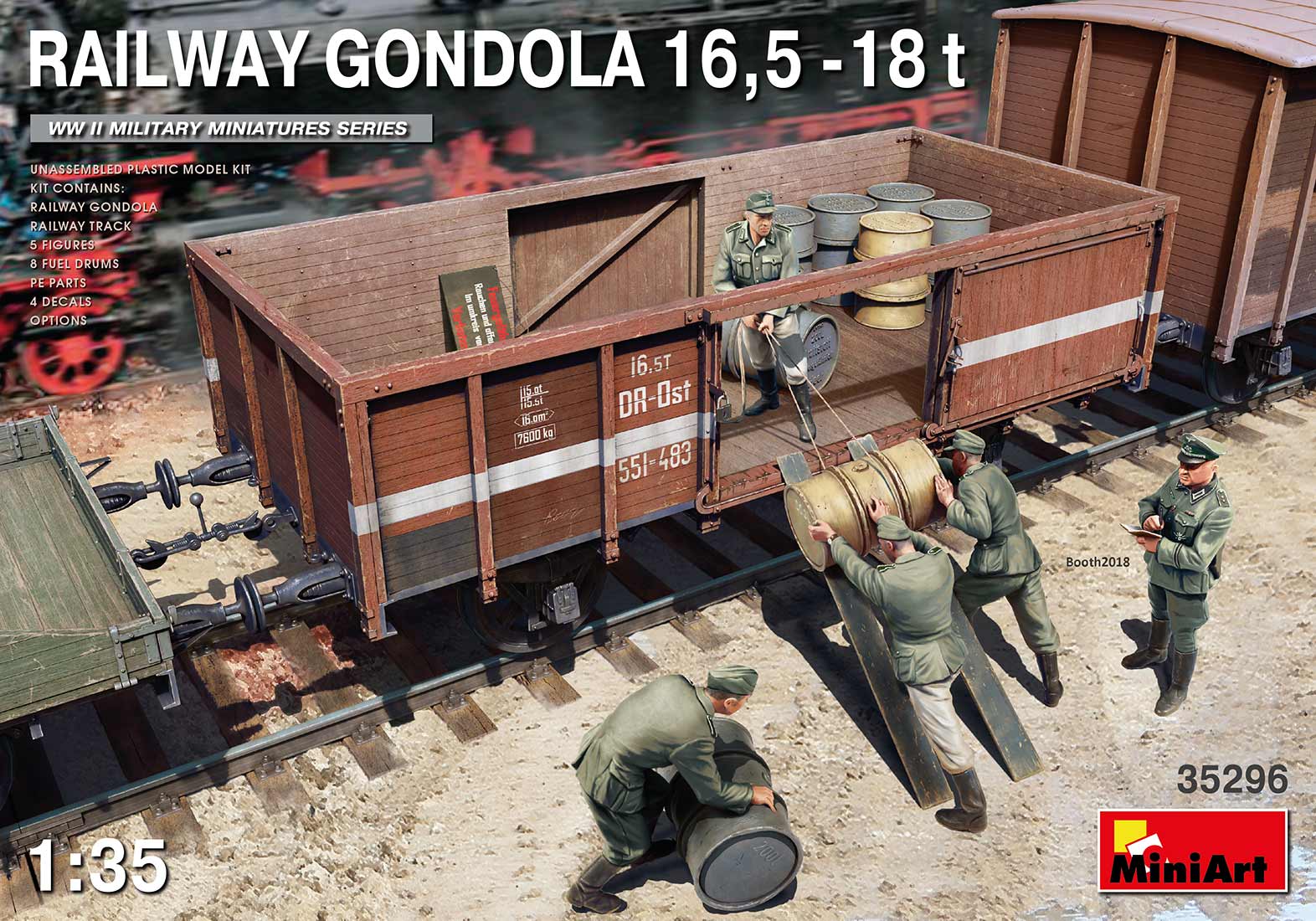 Railway Gondola 16,5-18 t 1/35