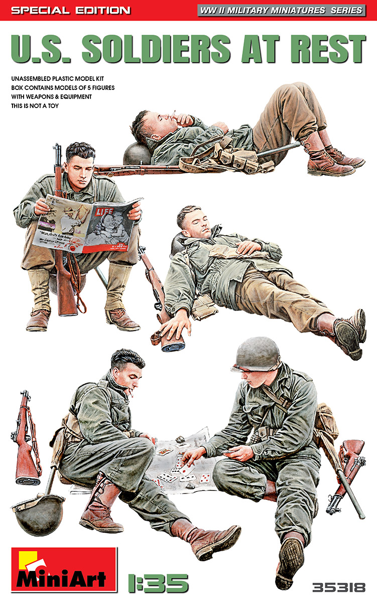 U.S. Soldiers at Rest. Special Edition 1/35