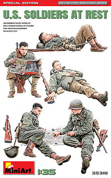 U.S. Soldiers at Rest. Special Edition 1/35