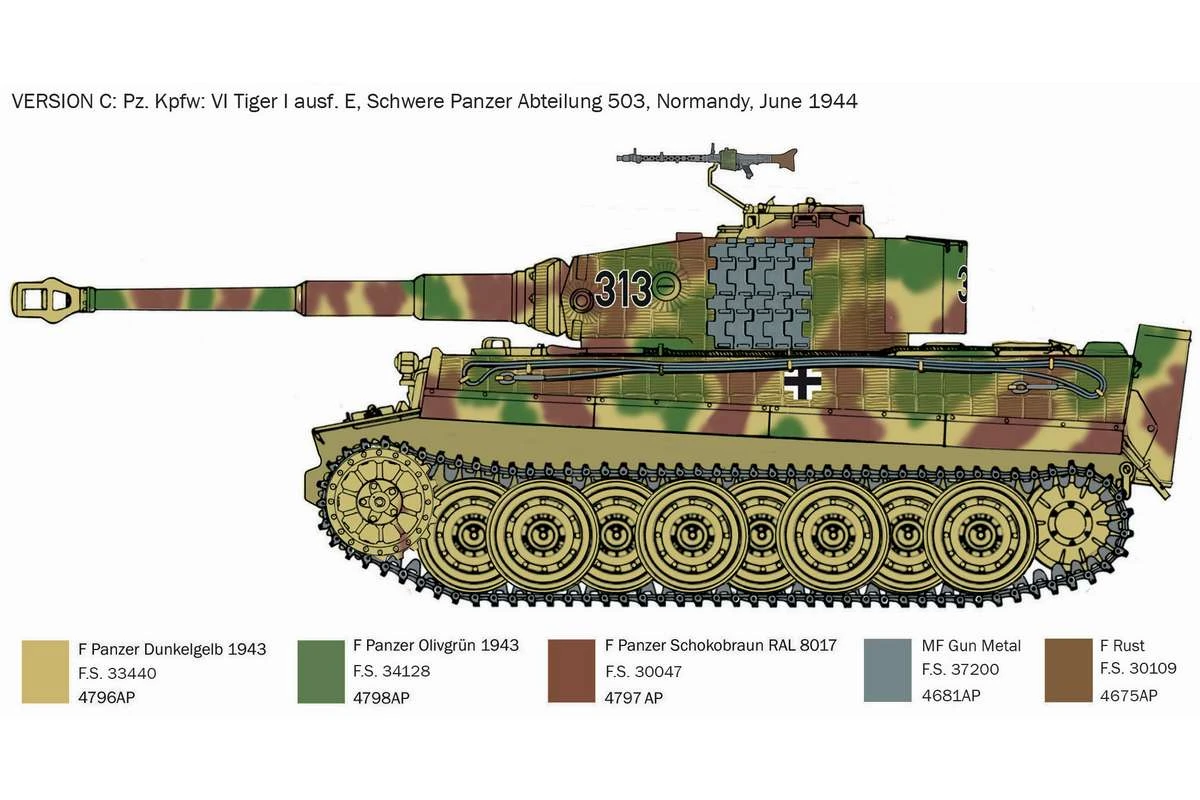 Pz.Kpfw. VI Tiger I Ausf. E 1/35 - 4