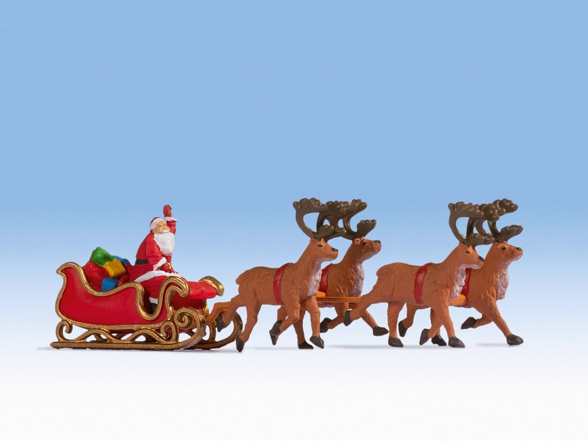 Santa Claus with carriage