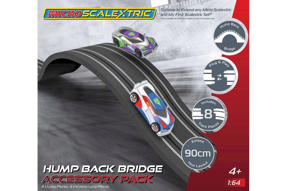 Micro Scalextric, hump backed bridge accessorry pack 1:64