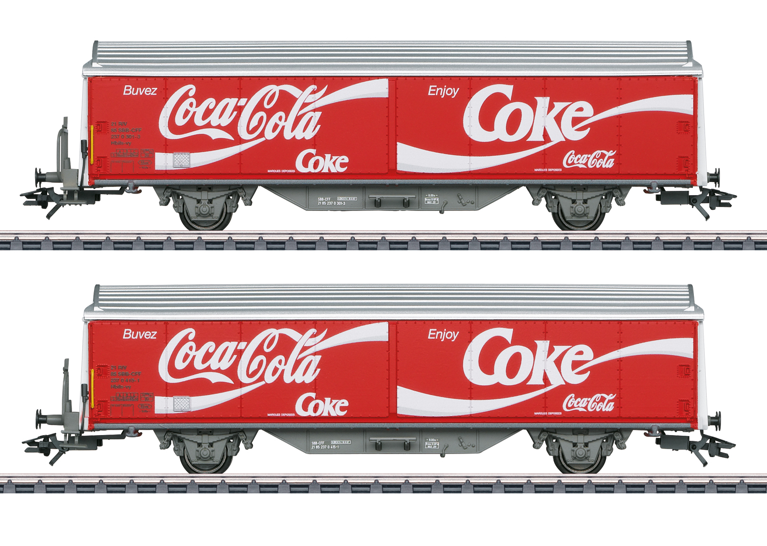 Set: 2x Hbils-vy 'Coca-Cola',