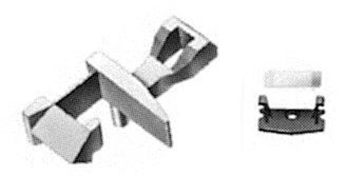Standardkoppel med fjäderplåt, 1st