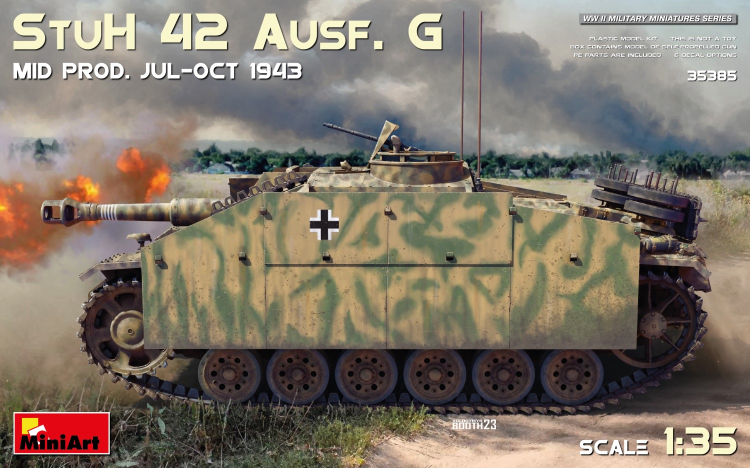 StuH 42 Ausf.G, Juli-Okt 1943 1/35