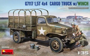 1.5 ton 4x4 G7117 lastbil m. vinsch 1/35