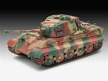 Pansarvagn Henschel Turret Tiger II 1/35