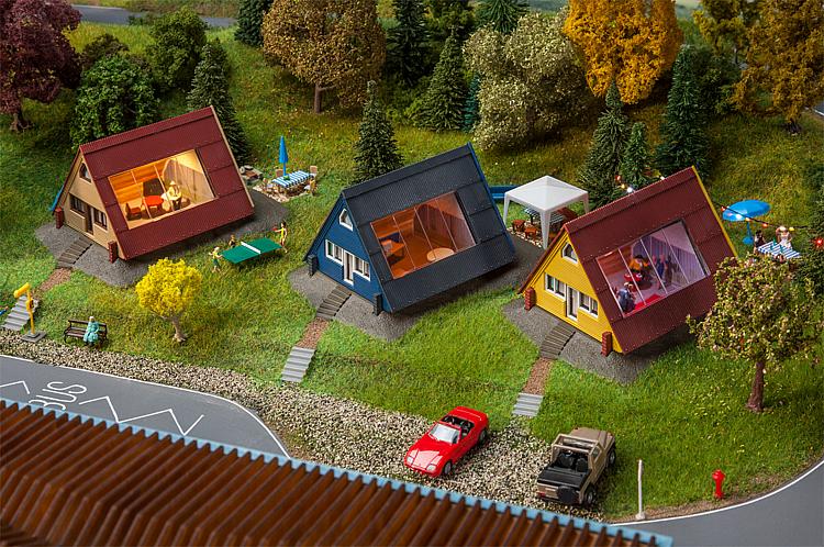 Set of holiday homes