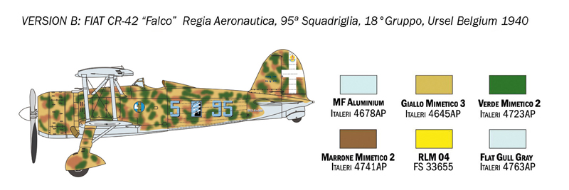 Fiat Cr.42 Falco 1/72 - 4