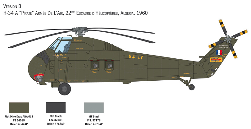 H-34A 'Pirate' Uh-34D Marines 1/48 - 4