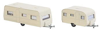 Set of caravans