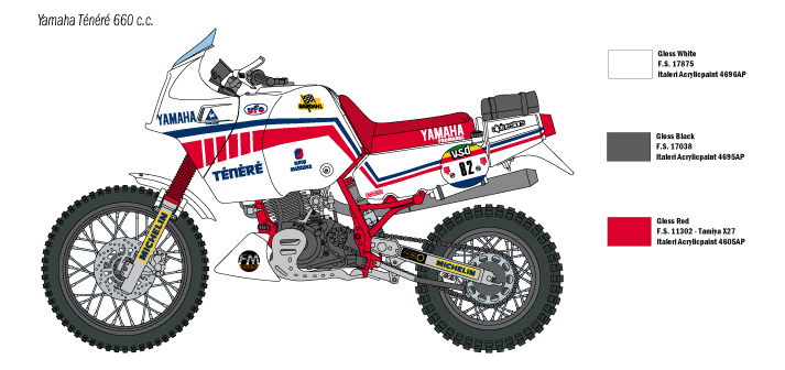 Yamaha Ténéré 660cc Paris Dakar 1986, 1/9 - 3