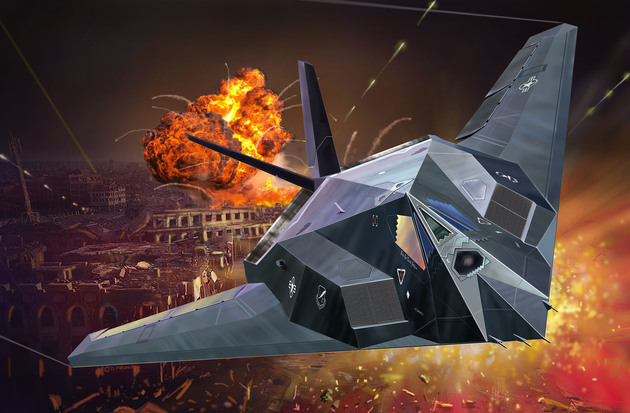 F-117A Nighthawk Stelth 1/72