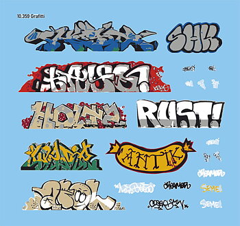 Graffitti, decals