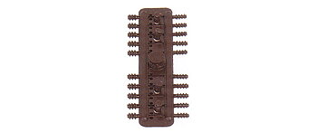 Isolatorer, bruna 2,2x2,8 mm (