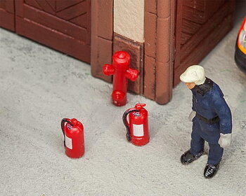 Brandsläckare 6st, brandpost, brandsläckare