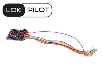 LokPilot 5 DCC/MM/SX/M4, 8-pin NEM652, Retail, Spurweite H0 ,0