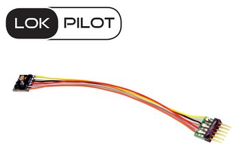 LokPilot 5 micro DCC, 6-pin NEM651, Retail, Spurweite N, TT