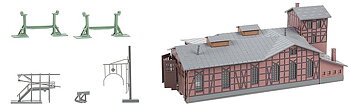 Depot set engine shed