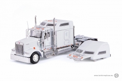 Kenworth W900 Double Roof, vit