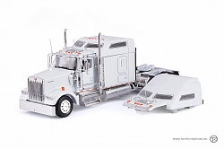 Kenworth W900 Double Roof, vit