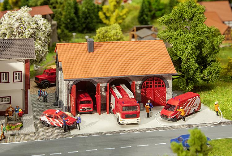 Fire brigade engine house