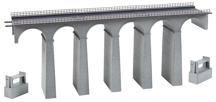 Viaduct set, two-track, straight - 2