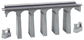 Viadukt i sten, böjd