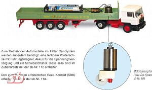 Drivning till Faller Car med FH-Motor