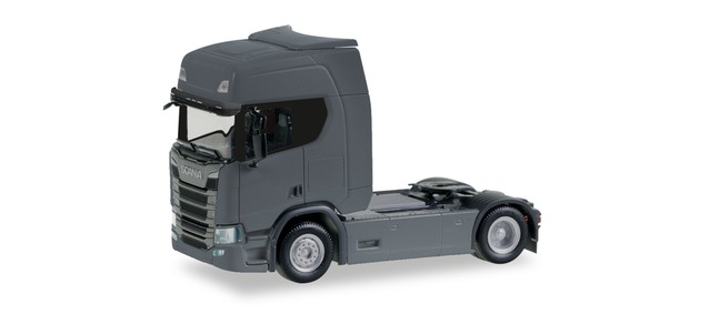 Scania CR HD dragbil 2a, stålgrå