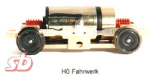 SB-drivning H0. 34.5mm axelavst.